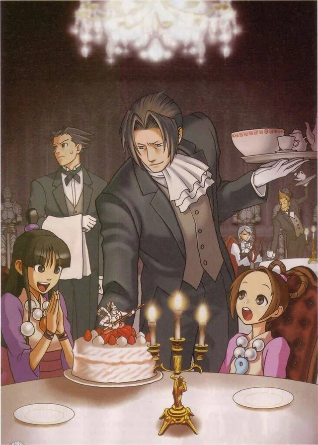 Ace Attorney but as butlers